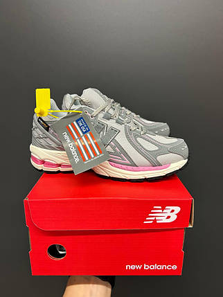 Жіночі кросівки New Balance 1906R Grey Pink CorDura Взуття Нью Баланс 1906R сірі шкіра Кордура демісезон, фото 1