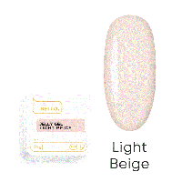 Гель желе для нігтів HELLO Jelly Gel Light Beige світлий бежевий 20 г