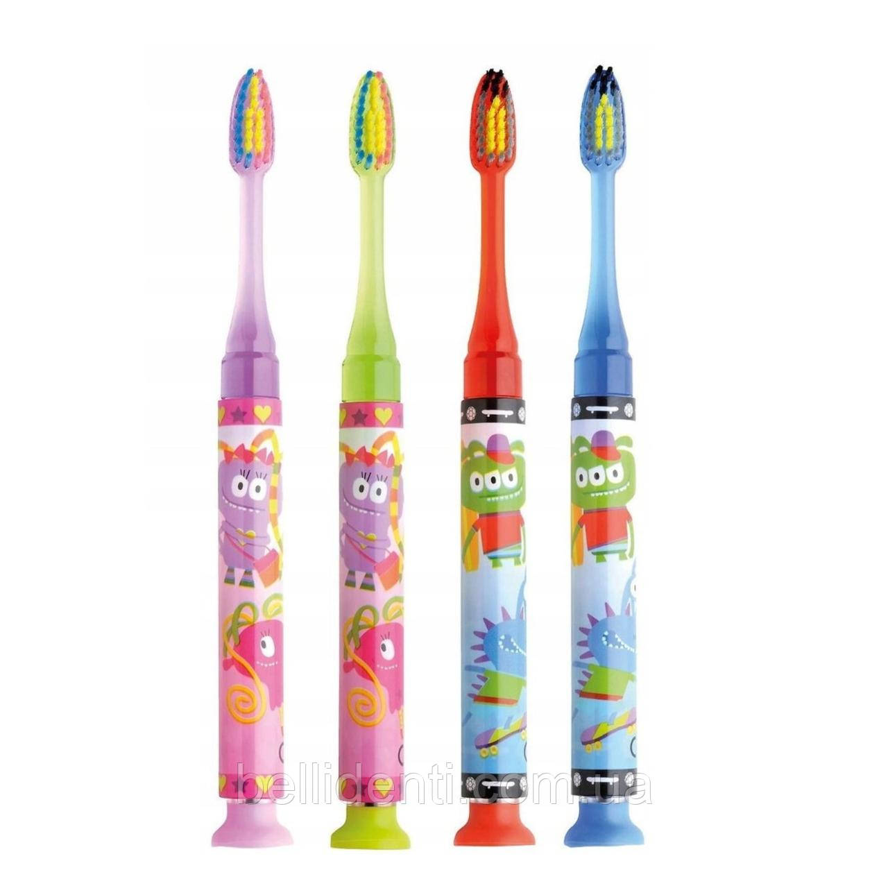 Дитяча зубна щітка GUM JUNIOR MONSTER (7-12 років) LIGHT-UP, 1шт