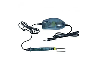 Паяльник-ручка ZD-20F, 10W, 220V (миша, підставка, наконечник), тип жала 79-0001, Zhongdi