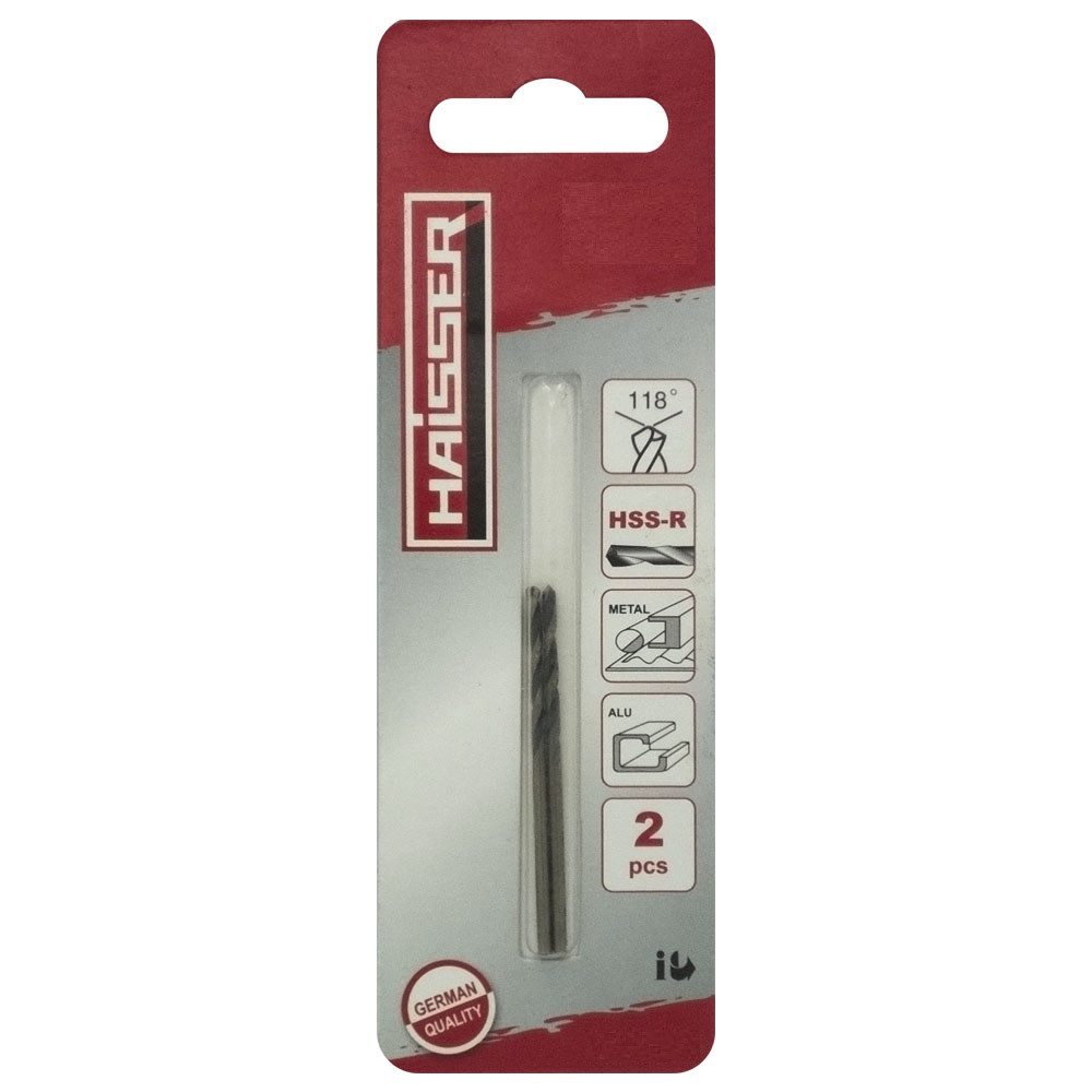 Свердло по металу 2.5 мм кобальтове покриття HAISSER, фото 1