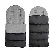 Теплий конверт на флісі Сірий Solve для коляски та санчат 1000083 solve