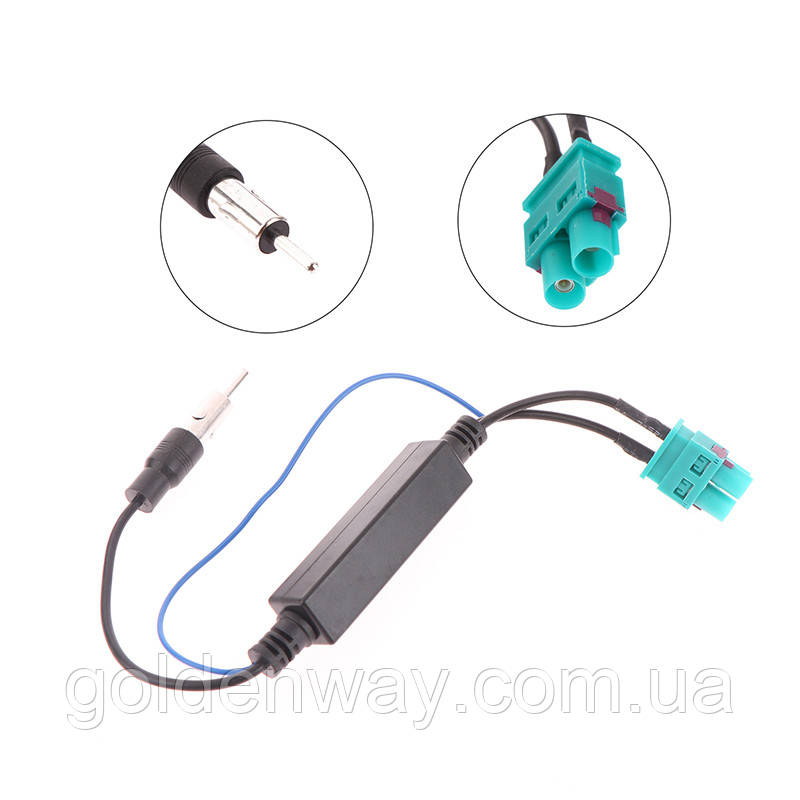 Антенний перехідник Audi Skoda Seat Volkswagen Mercedes BMW Opel Citroen Peugeot Renault AWM 140-25