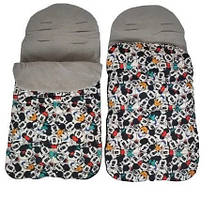 Теплий конверт на флісі Дісней Міккі Adamex для коляски та санок 1000084 solve