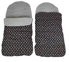 Теплий конверт на флісі LV Brown Solve для коляски та санок 1000085 solve