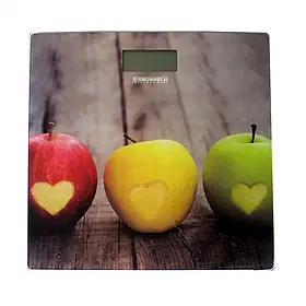 Ваги підлогові Grunhelm BES-1AP сенсорні до 180 кг загартоване скло + ABS функція автовідключення