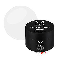 Акрил-гель Mia-M Professional Acryl Gel Clear прозорий, 15 мл
