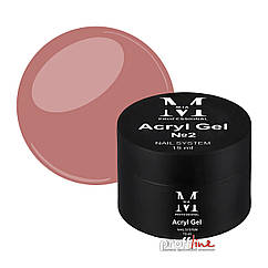 Акрил-гель Mia-M Professional Acryl Gel №2 бежевий, 15 мл