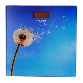 Ваги підлогові Grunhelm BES-BLB сенсорне управління із загартованого скла до 180 кг функція автовідключення