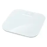 Фітнес-ваги скляні GRUNHELM BES-WLG LED дисплей до 180 кг автоматичне включення та відключення білі, фото 2