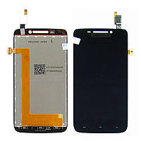 Дисплей для Lenovo S650 з чорним тачскрином