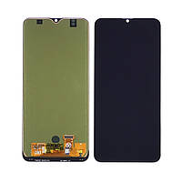 Дисплей для Samsung A205 Galaxy A20 (2019) з чорним тачскрином, з регульованою підсвіткою IPS