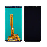 Дисплей для Samsung A750 Galaxy A7 (2018) з чорним тачскрином, з регульованою підсвіткою IPS