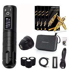 Тату машинка Ambition Soldier набір 1 акумулятор