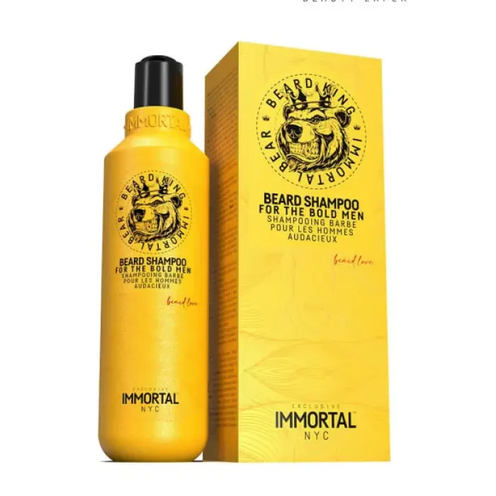 Шампунь для бороди і вусів Immortal Bear Beard Shampoo 250 мл IM-11