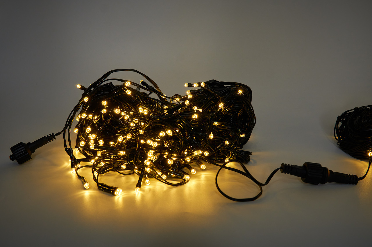 Подовжувач для гірлянди Бахрома (721251), 9,9 м, 234 л, теплий білий, без блока, IP 67 (721275), фото 1