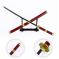 Меч Катана Ророноа Зоро Сандай Китецу проклятий меч з Ван Піс 104см з (пластик+ дерево)