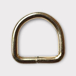 Напівкільце зварне 20*20*3.5 мм., світле золото