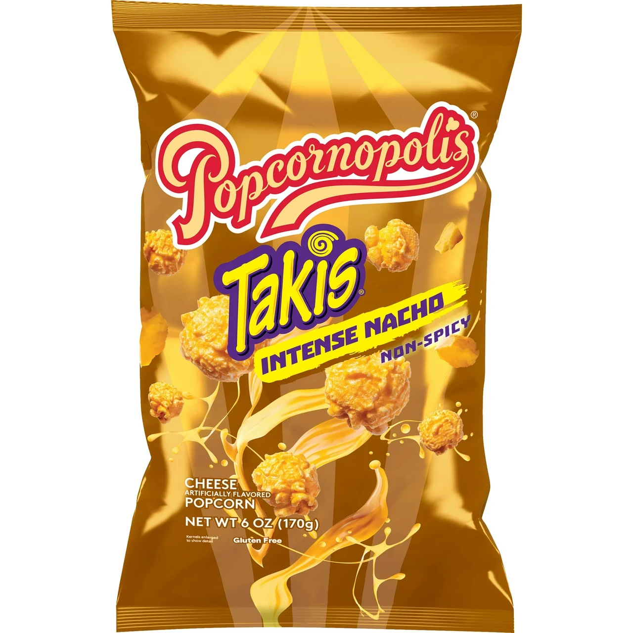 Сирний попкорн Popcornopolis Intense Nacho Takis 170 г, фото 1