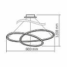 LED світильник функціональний Videx DECORA 110W VL-CLD-989-BK 28282, фото 3