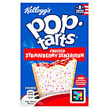 Печиво Kellogg's Pop Tarts Frosted Strawberry Sensation 384g, фото 2