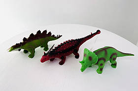 Динозавр гумовий Видає звуки 29 см SDH359-14 34653Ф