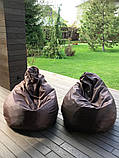 Крісло мішок, Безкаркасні меблі пуф крісло, Крісло мішок для дорослих XXL, Безкаркасні меблі, фото 3