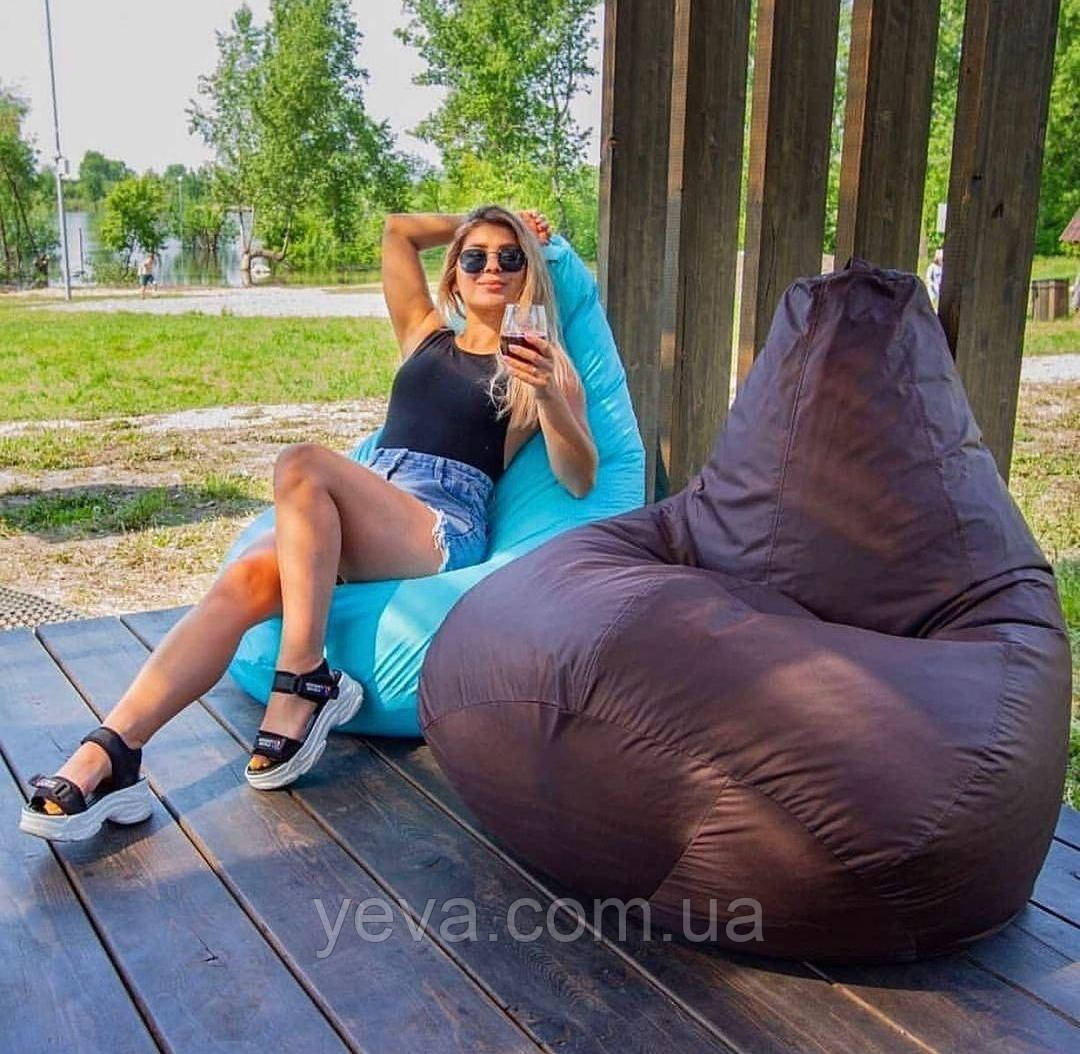 Крісло мішок для дорослих XXXL, Безкаркасні меблі пуф крісло, М'які крісла мішки, Безкаркасні меблі, фото 1