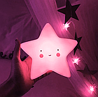 Дитячий нічник Зірочка Dream Lites Star силіконовий світильник на батарейках, фото 4