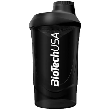 BioTech USA Shaker 600 ml шейкер Чорний, фото 1