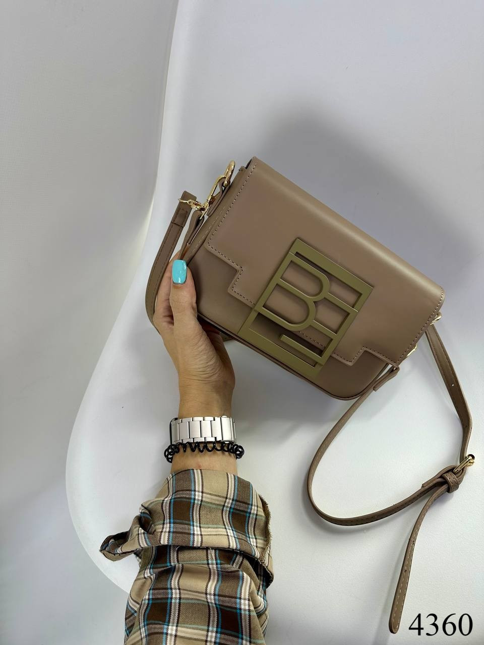 Сумка жіноча, капучино, фото 1