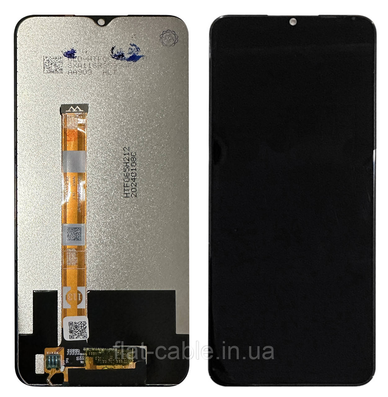 Дисплей + сенсор Oppo A16 2021, Realme C25, Realme C25s, Narzo 50A Чорний ORG REF