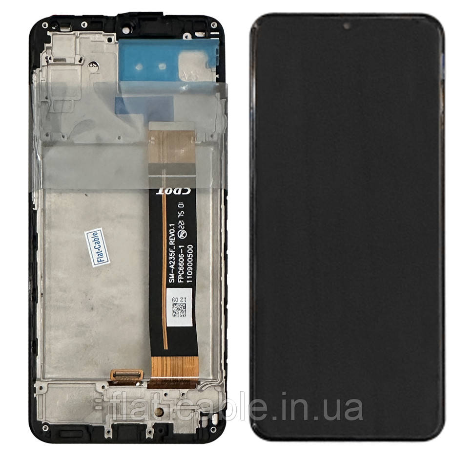 Дисплей + сенсор Samsung A235F Galaxy A23 Чорний У рамці (PRC)