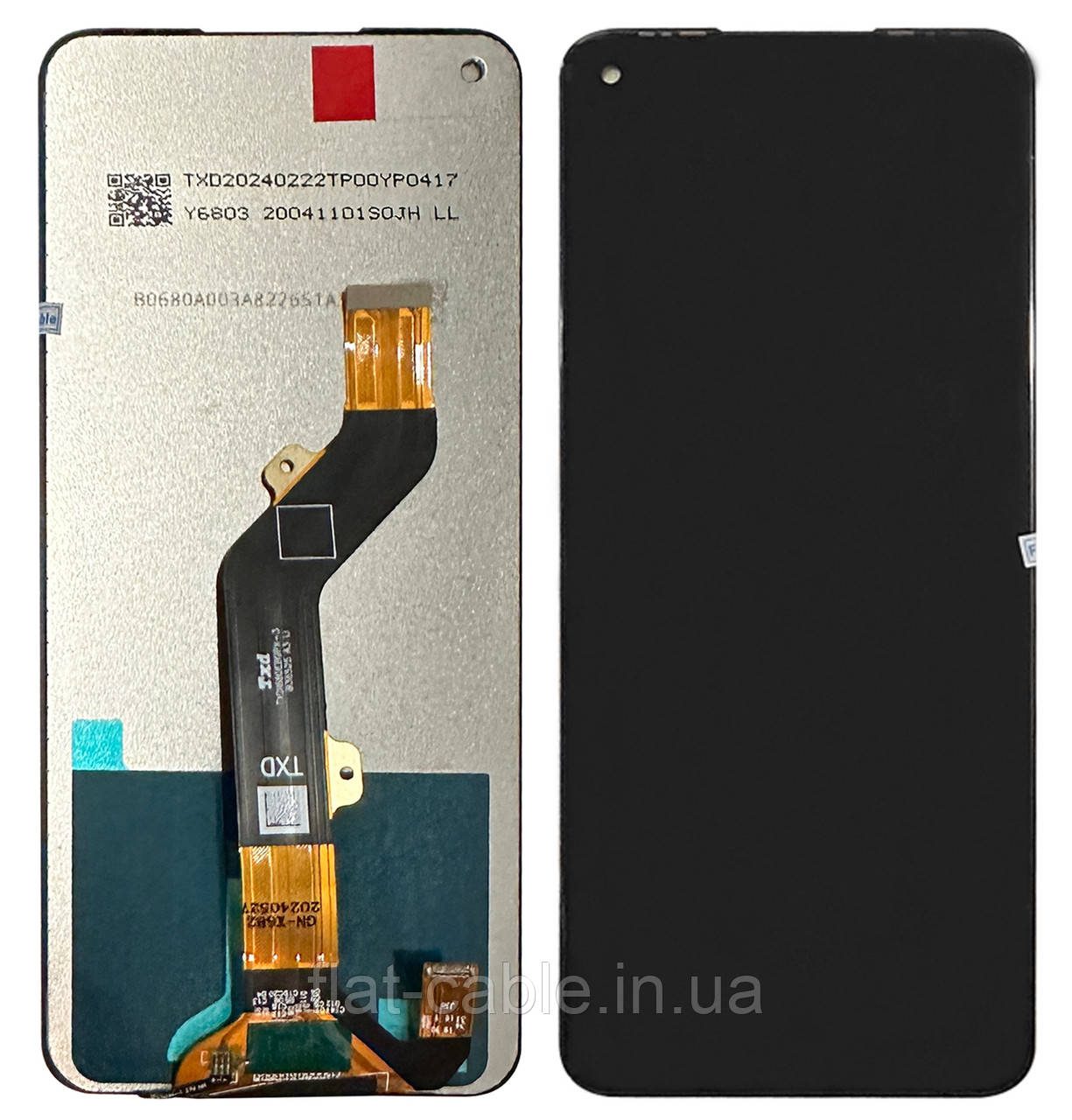 Дисплей + сенсор TECNO Camon 16 Чорний original (PRC)