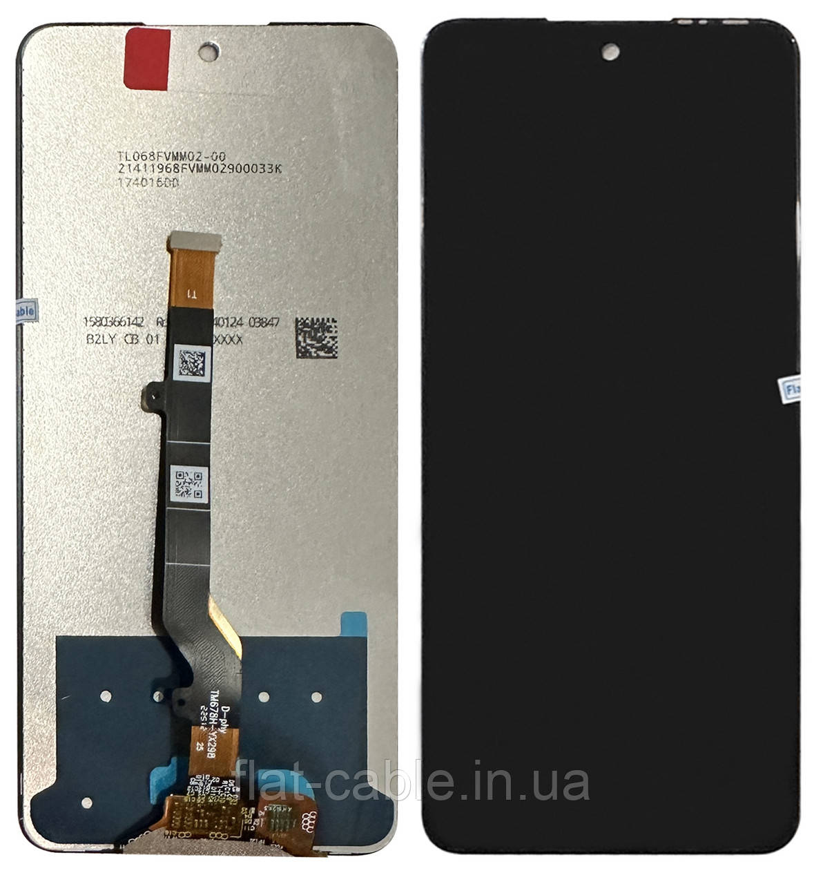 Дисплей + сенсор TECNO Camon 18p (CH7n) Чорний Orig (OEM)