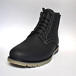 Сині зимові чоловічі черевики шкіряне взуття на хутрі Rosso Avangard Falconi Blu, фото 5