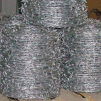 Дріт колючий оцинкований ф2,5 мм (бухта 25кг)