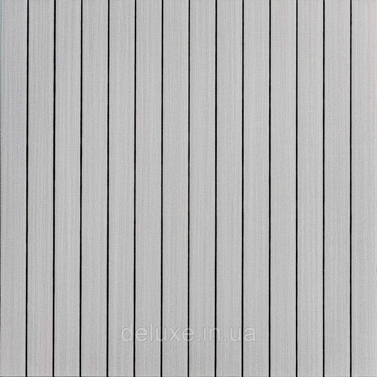 Покриття вінілове самоклеюче 3D рейки 600х600х2,8мм Скандинавський білий шпон SW-00002197, фото 1