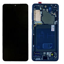Дисплей Samsung G991 Galaxy S21 5G із сенсором та рамкою, чорний, Original (PRC) | модуль
