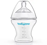 Бутылочка для кормления BabyOno Natural Nursing, медленный поток, 180 мл (1450)