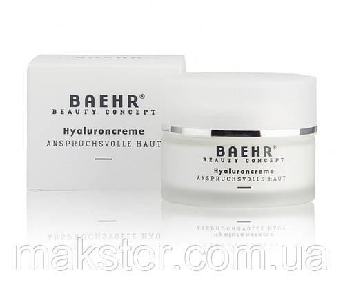 КРЕМ С ГІАЛУРОНОВОЮ КИСЛОТОЮ ДЛЯ ОБЛИЧЧЯ, 50МЛ “HYALURONCREME” BAEHR, фото 1