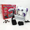 Міні машинка для шиття Digital FHSM-201, Домашні швейні машини, швейна машинка з педаллю RA-68, фото 8