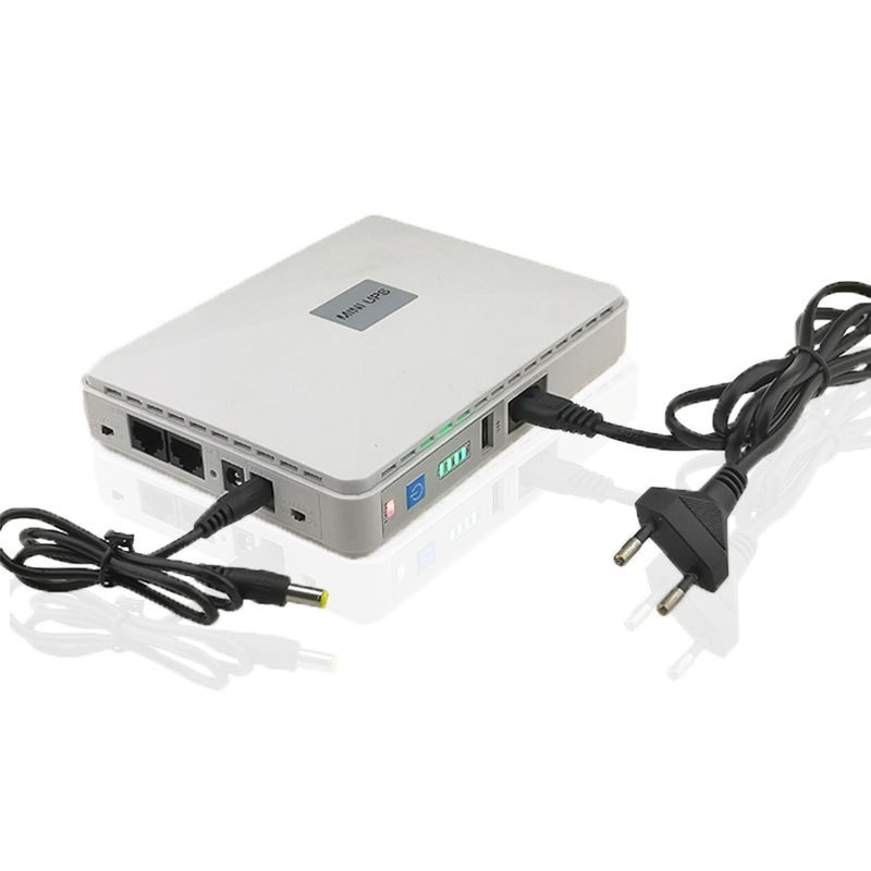 Компактний ДБЖ джерело безперебійного живлення для роутерів POE MINI UPS 8800 mAh 24V 15V 12V 9V 5V