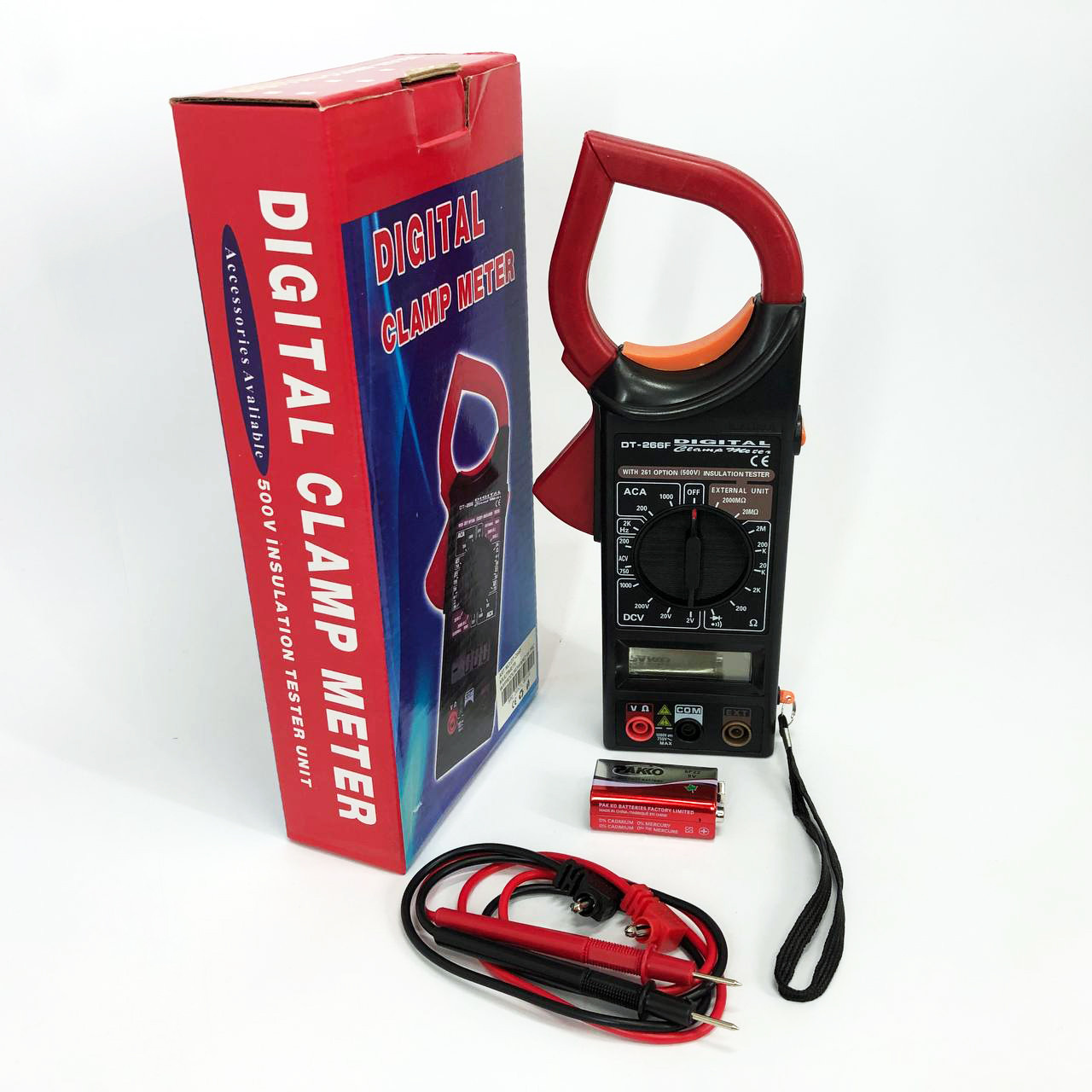 Перевірений мультиметр DT-266F, Мультиметр електрика для тестування електрообладнання ST-37, фото 1
