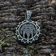 Печатка Велеса, Вовча лапа, кулон, оберіг, амулет, фото 5