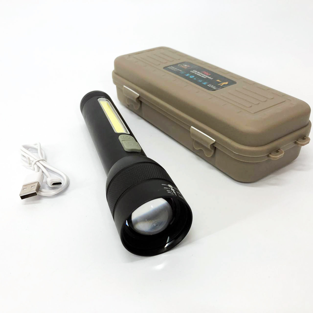 Кишеньковий міні ліхтар, Невеликий ручний ліхтар Оригінальний ручний Посилений ліхтарик ZM-24, фото 1