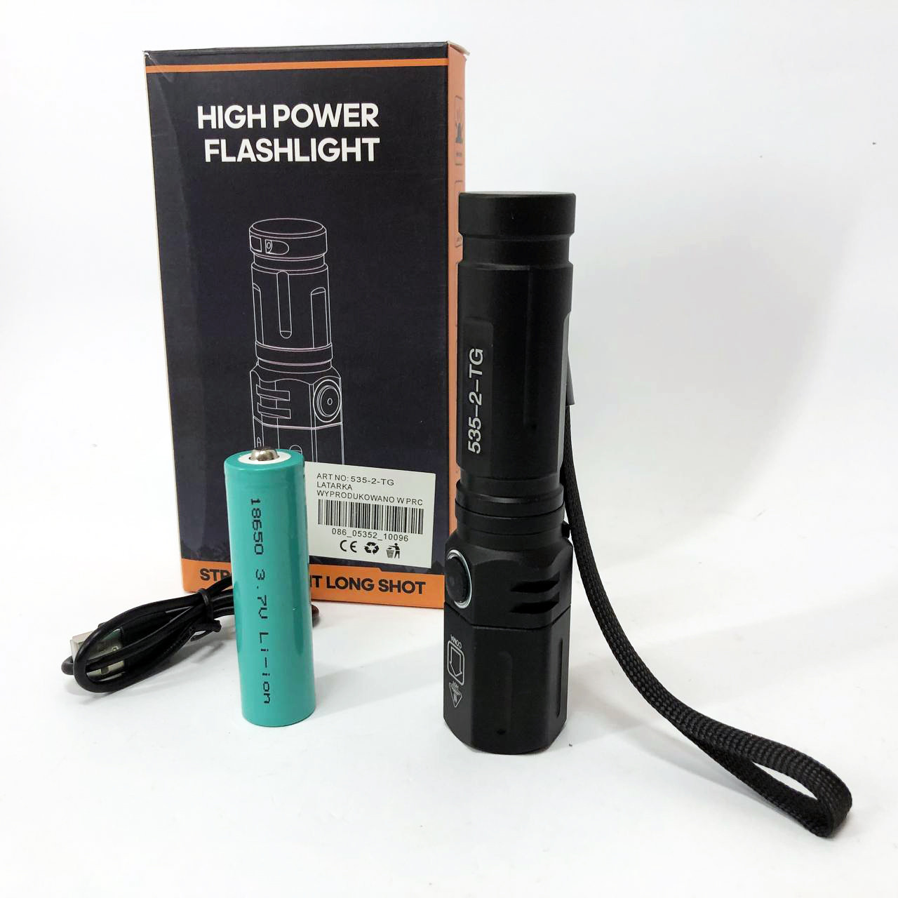 Ліхтар акумуляторний світлодіодний потужний PLD-535-2, Акумуляторний ліхтар для домашнього використання LP-34, фото 1