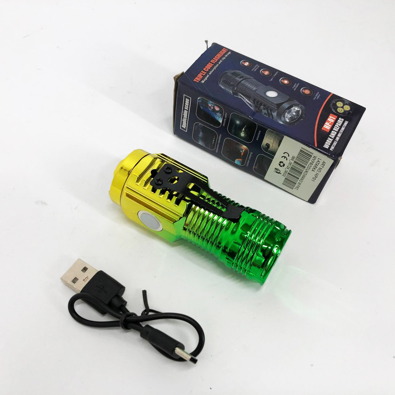 Яскравий світлодіодний потужний ліхтар PLD-HP01-3LED, Супер яскравий лід ліхтарик ZU-71, фото 1