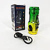 Яскравий світлодіодний потужний ліхтар PLD-HP01-3LED, Супер яскравий лід ліхтарик ZU-71, фото 6