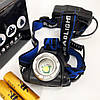 Водонепроникний ліхтарик Police, Ліхтар для голови зі світлодіодами, Ліхтар на голову для туристів LI-95, фото 5